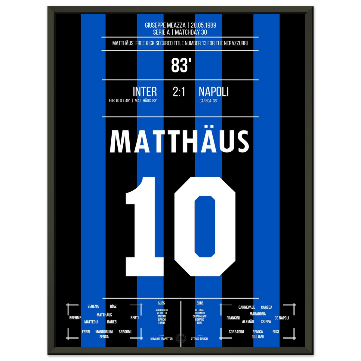 Matthäus trascina l'Inter allo Scudetto