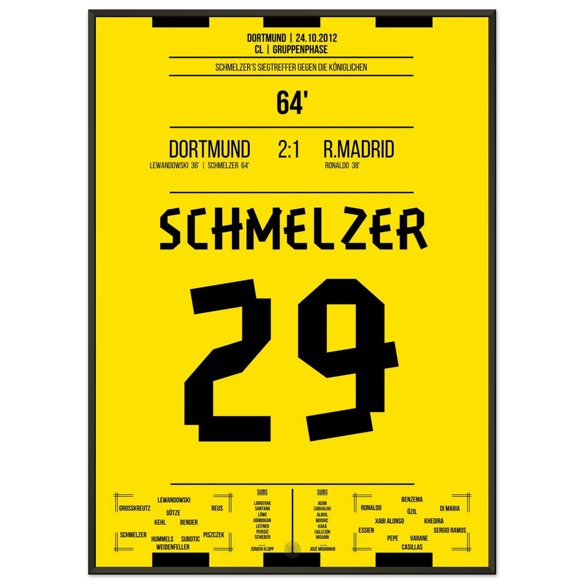 El zurdazo de Schmelzer ante el Real en la CL 2012