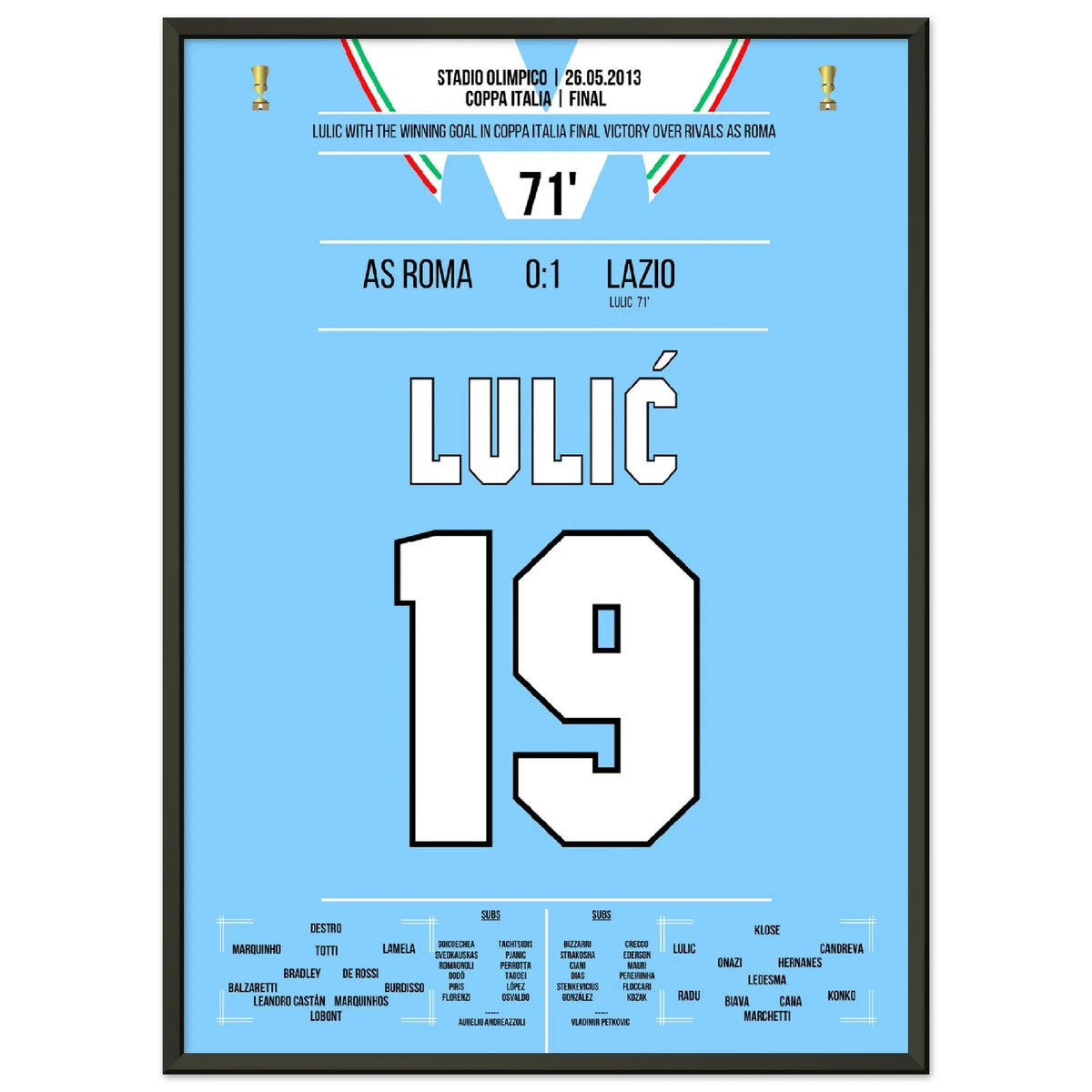 Lulić scores the winner in the 2013 cup final