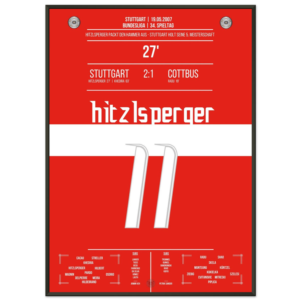 Hitzlsperger screamer as Stuttgart win the title in 2007