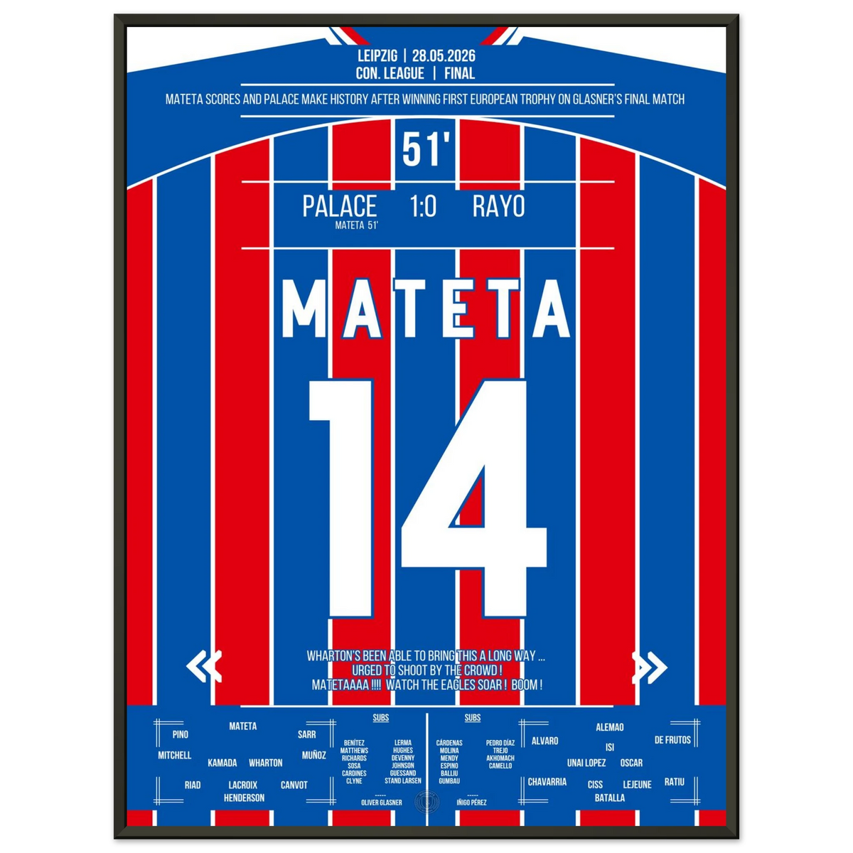 Il gol di Mateta per il primo trionfo europeo del Palace