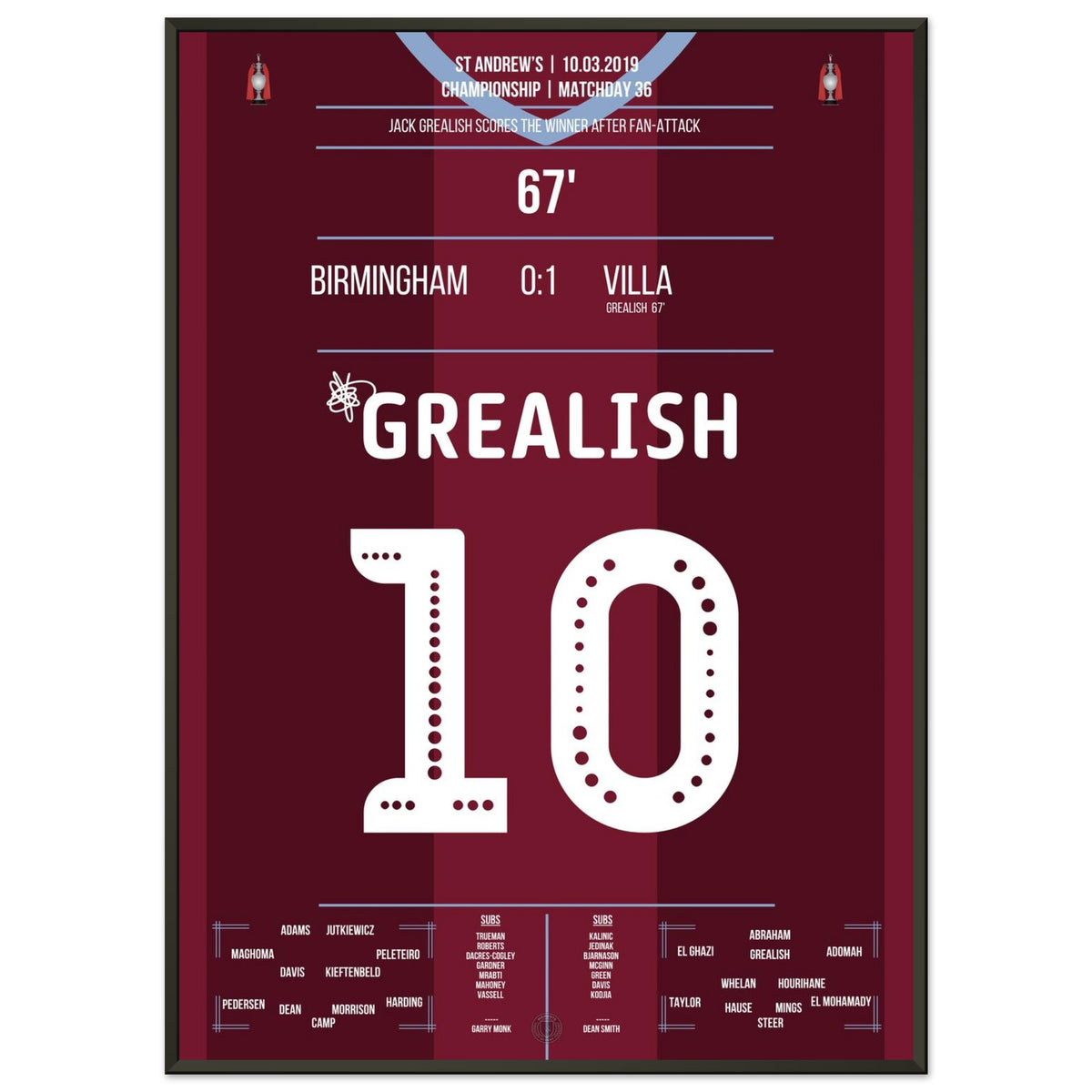 Grealish antwortet auf Fan-Attacke mit Siegtreffer im Birmingham Derby