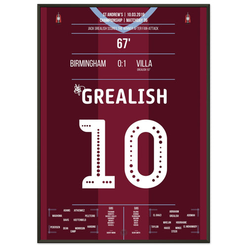 Grealish antwortet auf Fan-Attacke mit Siegtreffer im Birmingham Derby