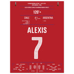Alexis Sanchez Panenka-Penalty bei Chile's ersten Copa America Triumph 30x40-cm-12x16-Ohne-Rahmen