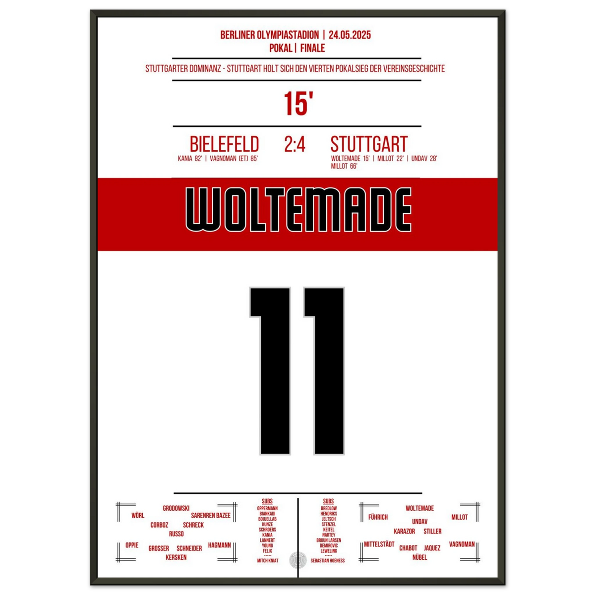 Woltemade scores to take the lead in Stuttgart's 2025 cup win