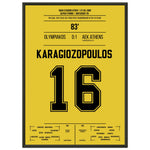 AEK holt die erste Meisterschaft nach 10 Jahren in 1989 50x70-cm-20x28-Schwarzer-Aluminiumrahmen