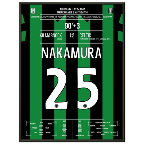 El legendario gol de falta de Nakamura en el tiempo de descuento para ganar el campeonato.