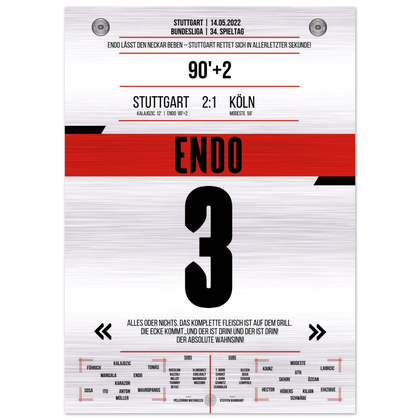 Endo's Rettung zum Klassenerhalt – Metal Edition