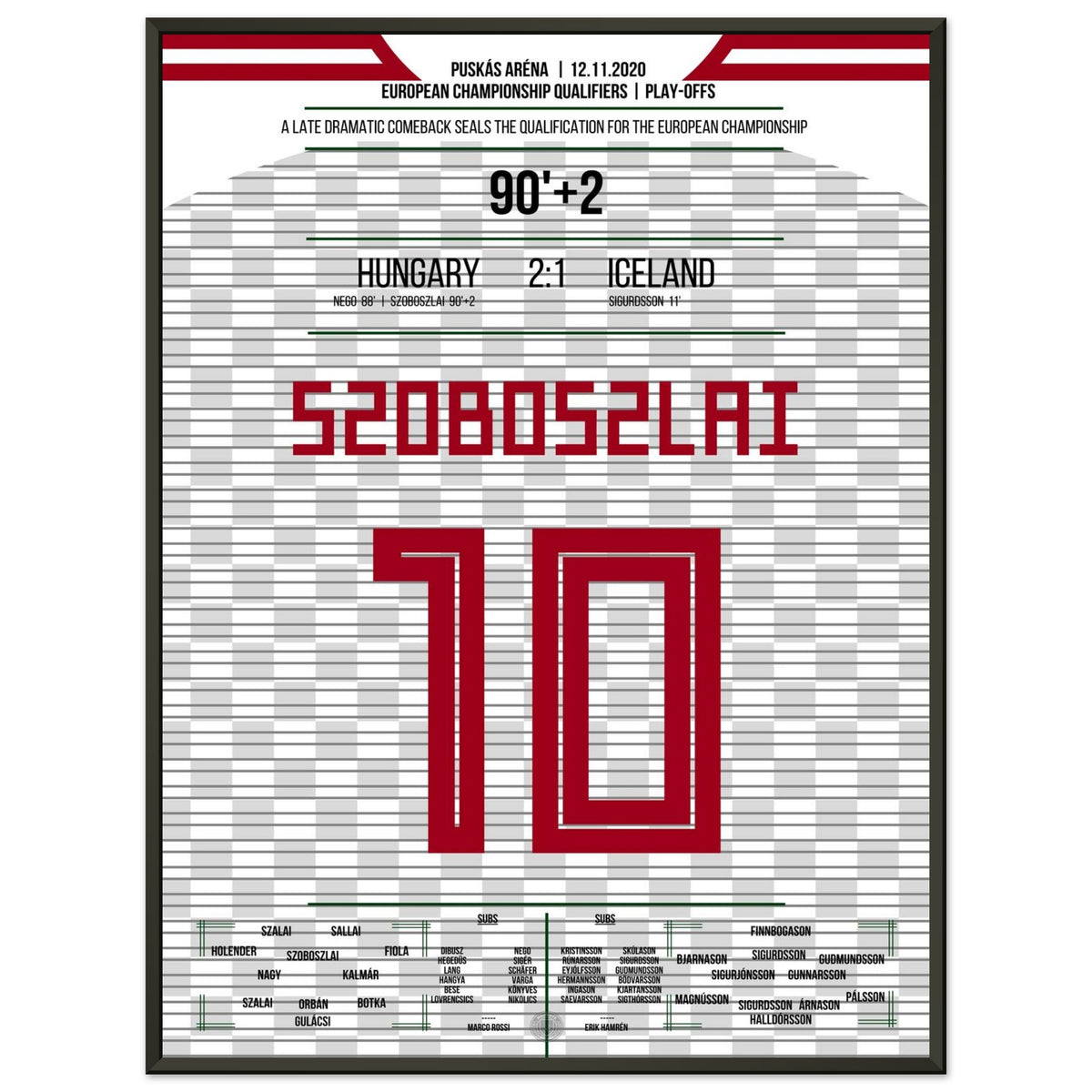 Szoboszlai lleva a Hungría a la Eurocopa