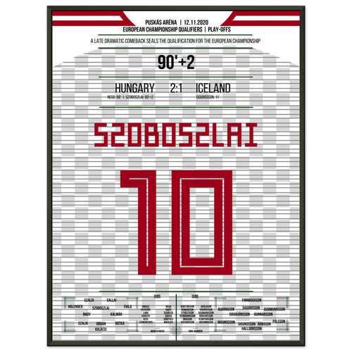 Szoboszlai lleva a Hungría a la Eurocopa