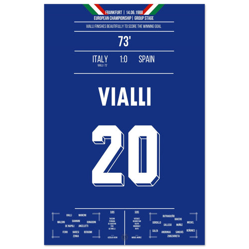 Vialli's Siegtor gegen Spanien bei der Europameisterschaft 1988