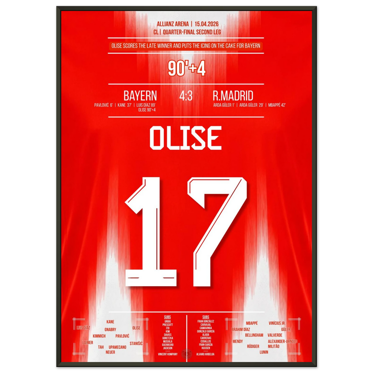 Olise finishes off the win against Real with a dream goal