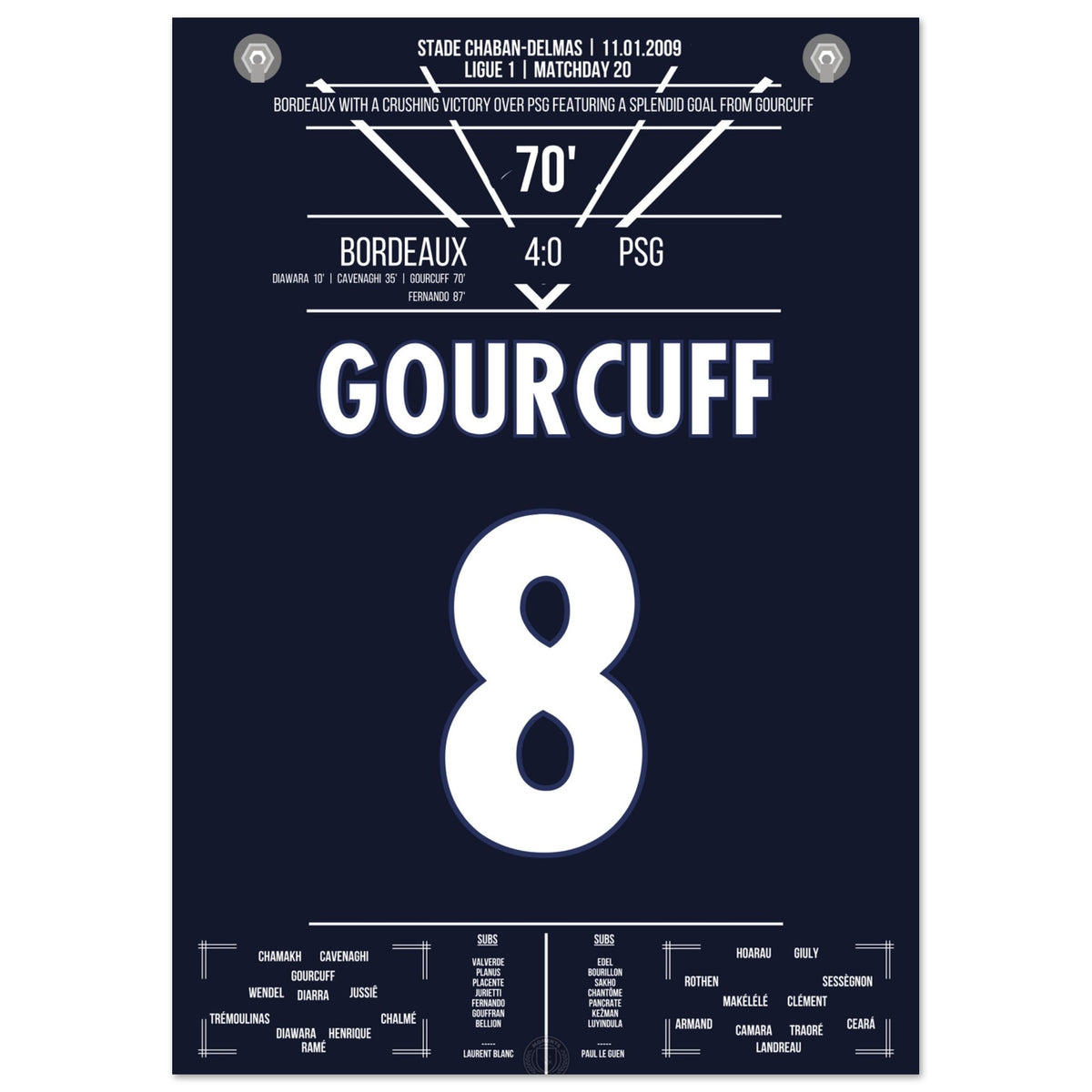 El gol soñado de Gourcuff en la actuación estelar contra el PSG