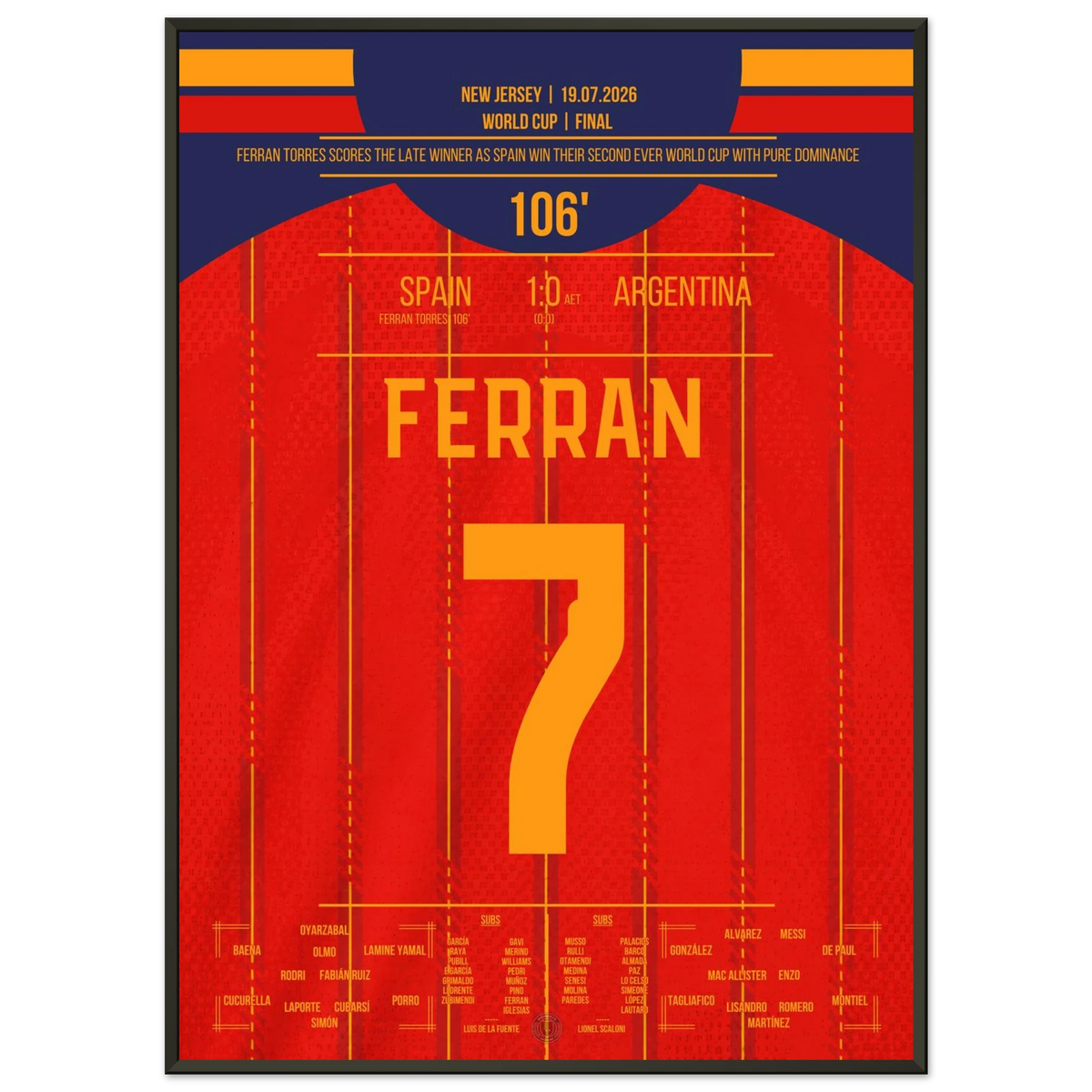Ferran Torres führt Spanien in der Verlängerung zum zweiten Weltmeister-Titel