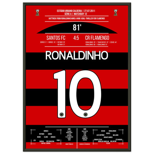 Ronaldinho Hattrick para la victoria en un loco espectáculo de 9 goles