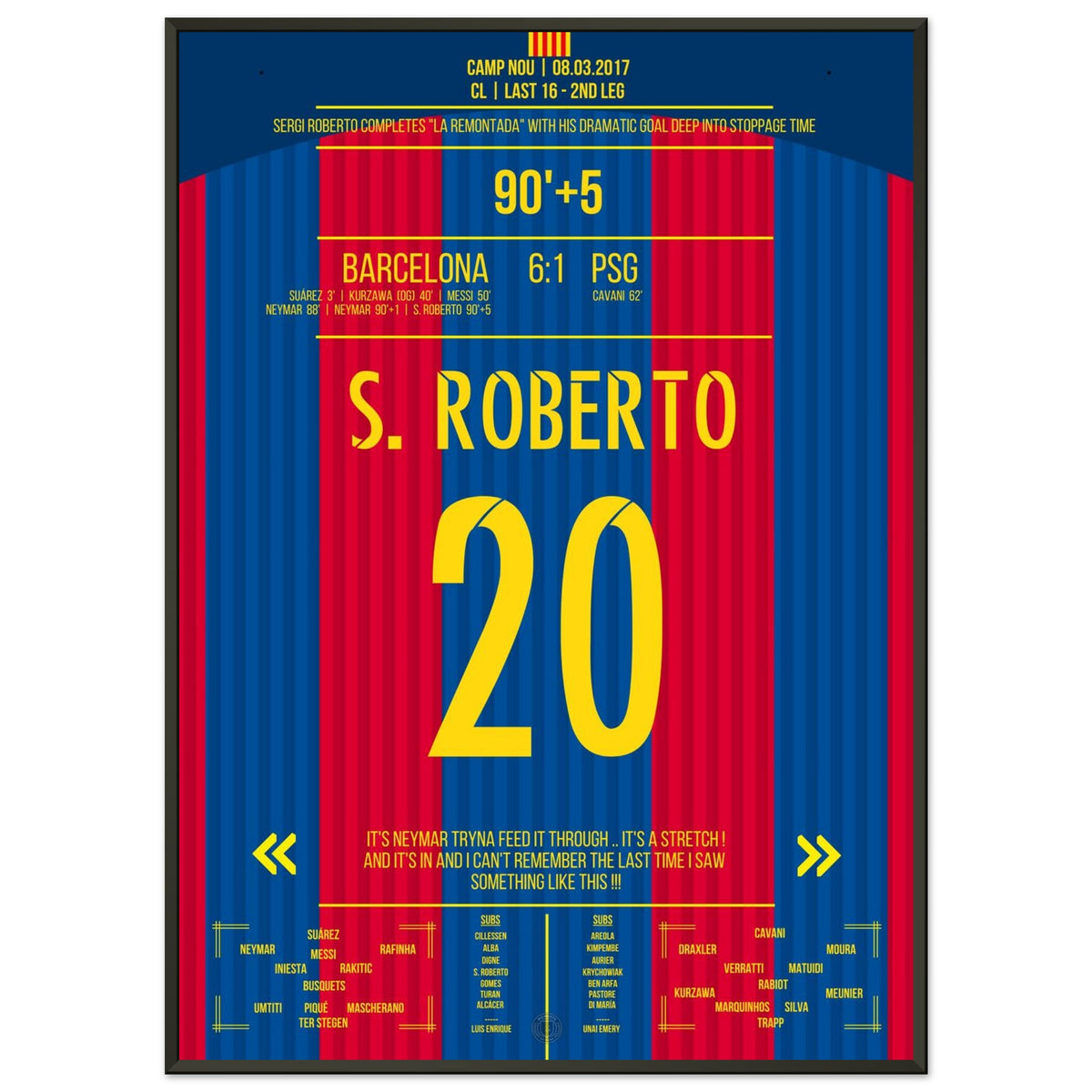 Sergi Robertos Tor bei 
