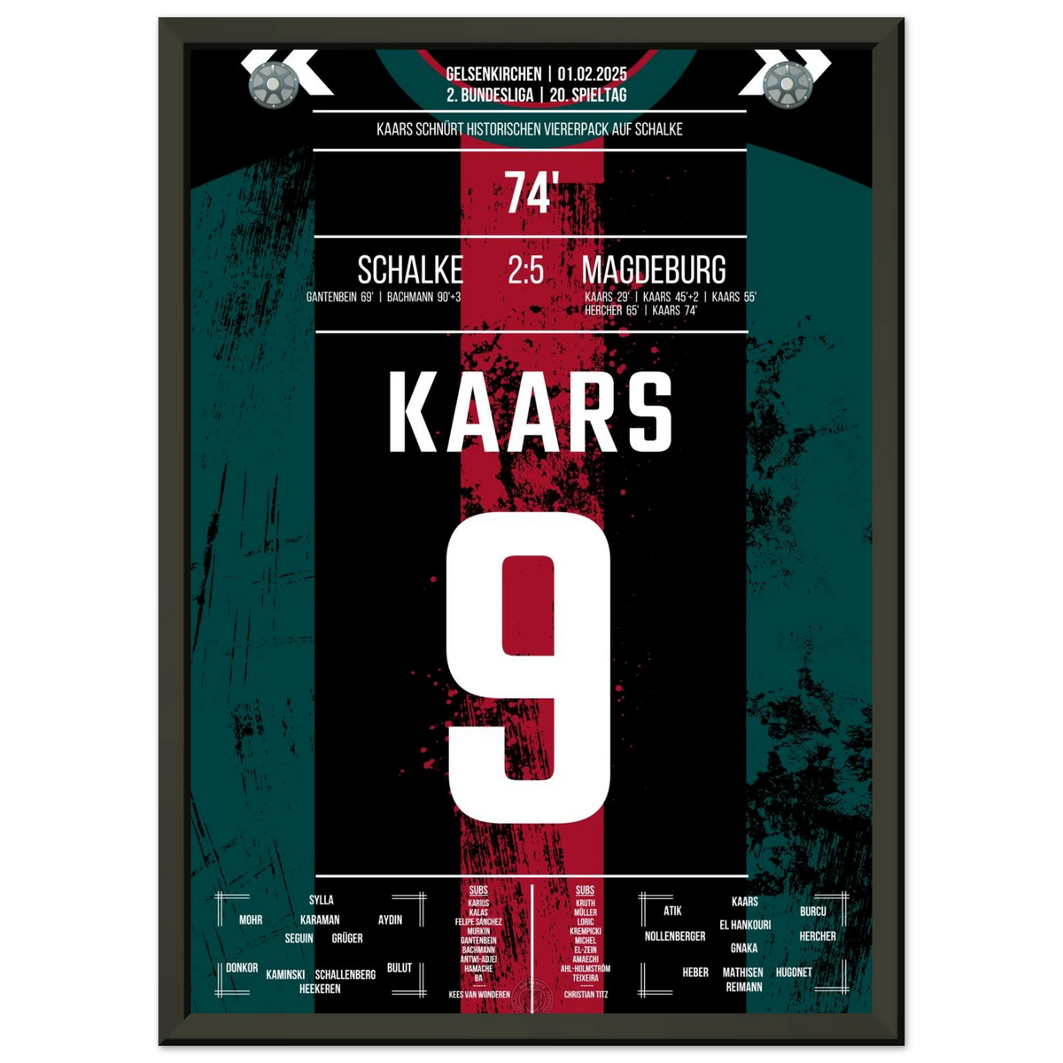 Kaars con paquete de cuatro en Schalke