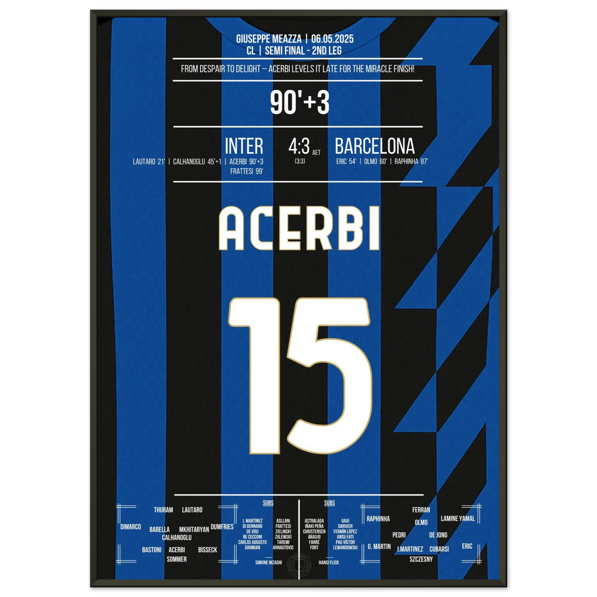 Acerbi shocks Barca at the last second