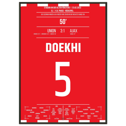 Doekhi marca para avanzar a los octavos de final.