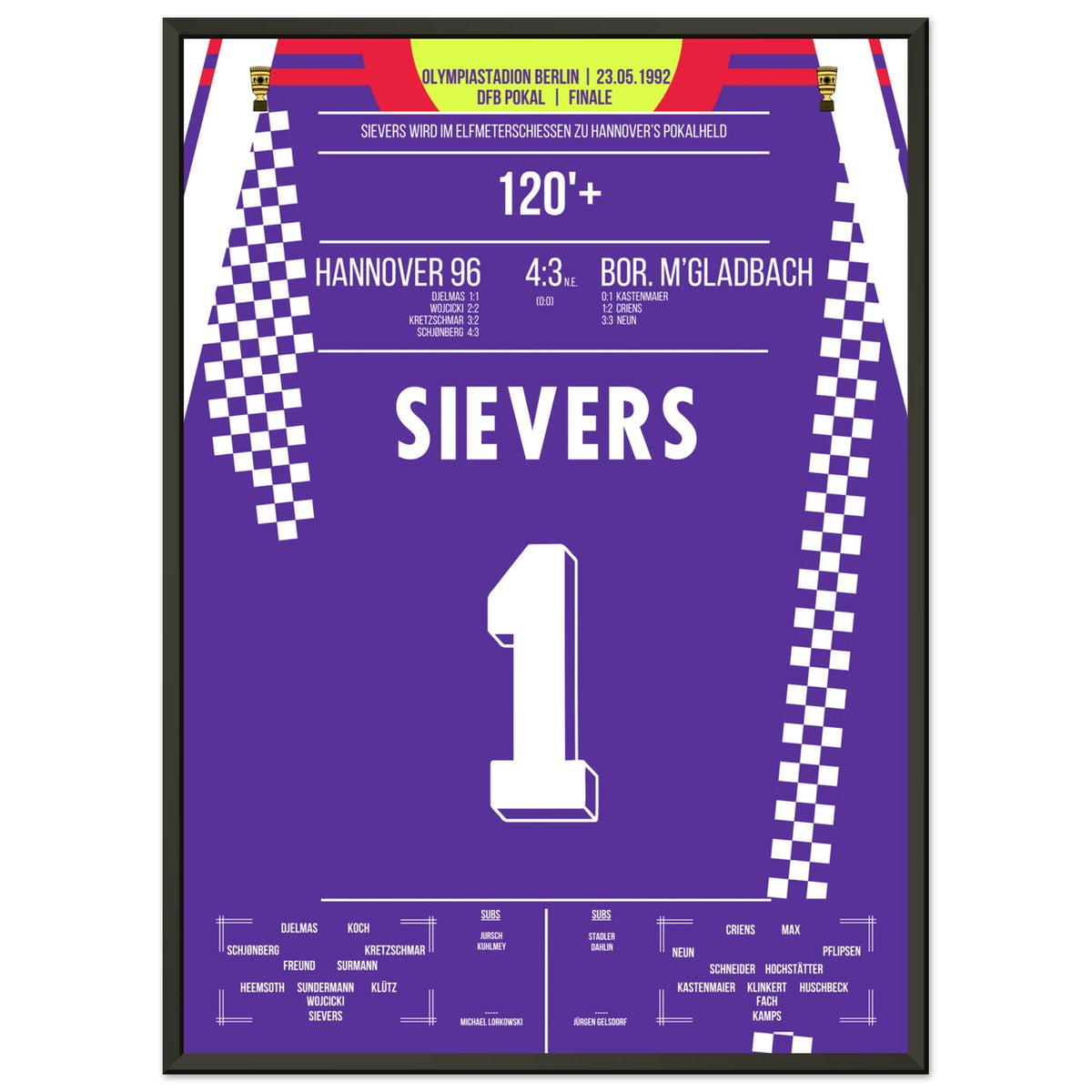 Sievers becomes Hannover's Cup hero of 1992