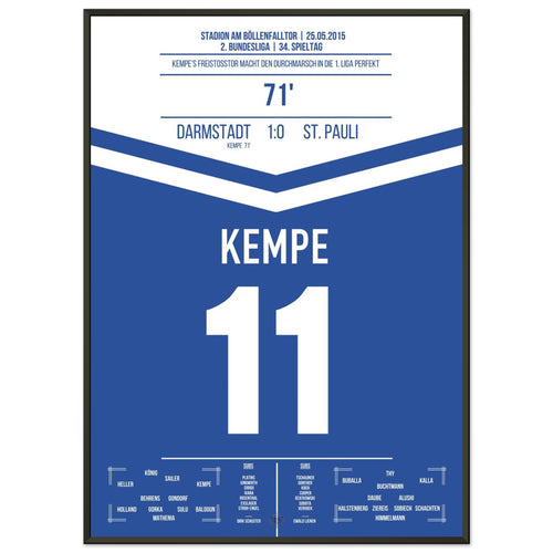 Darmstadt's Promotion to the Bundesliga in 2015