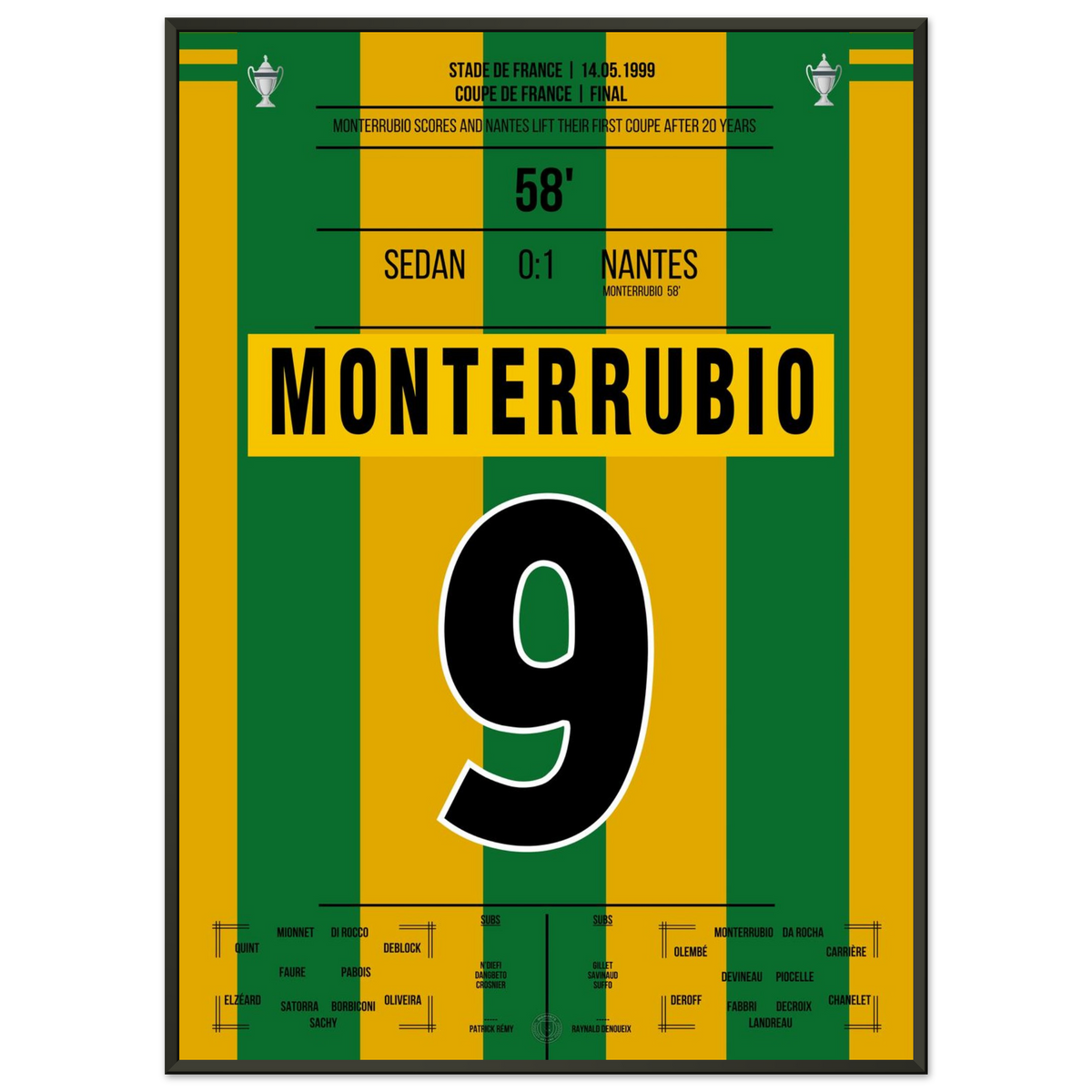 Monterrubio leads Nantes to cup victory in 1999