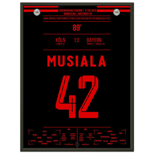 Musiala's Traumtor zur 11. Meisterschaft in Folge 2023