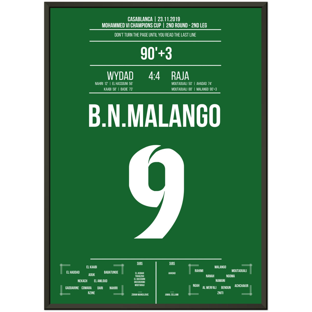 La folle rimonta di Raja nel derby contro il Wydad nel 2019