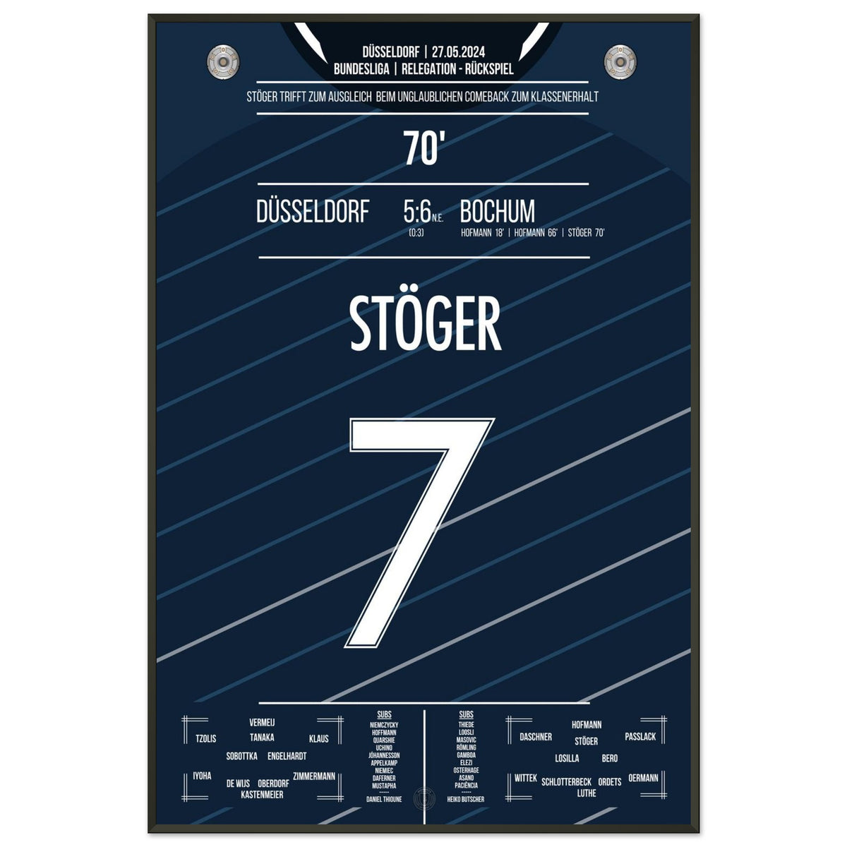 Stöger trifft zum Ausgleich beim legendären Comeback zum Klassenerhalt 2024
