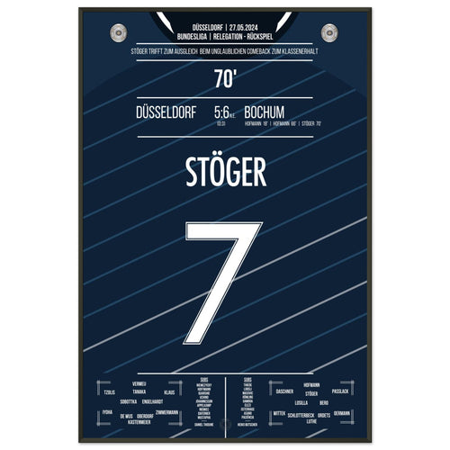 Stöger marca el empate para el VfL en el legendario regreso para la permanencia en 2024.
