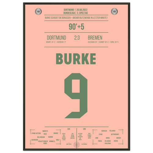 Burke incorona la folle rimonta del Bremen a Dortmund 2022