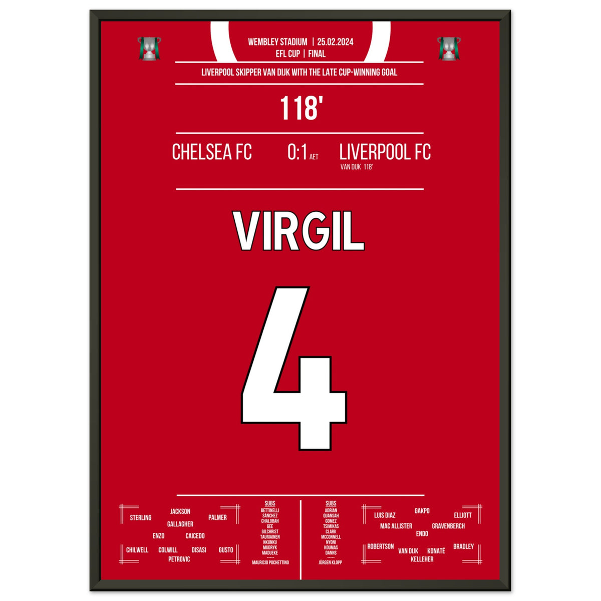 Virgil Van Dijk köpft die Reds zum Pokalsieg in der Verlängerung