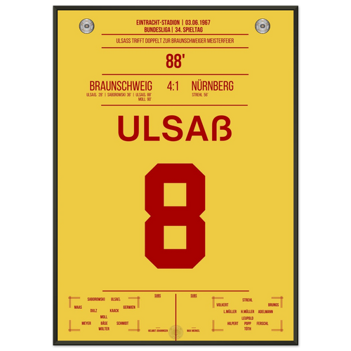 Braunschweig's Sieg der deutschen Meisterschaft 1967