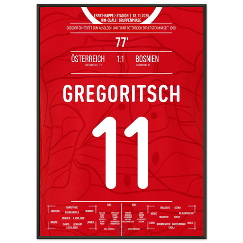 Gregoritsch leads Austria to its first World Cup in 28 years