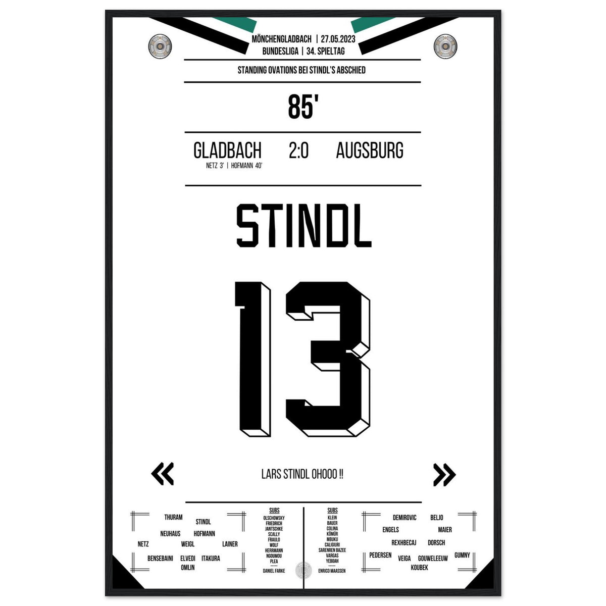 Stindl's farewell at Borussia-Park 2023