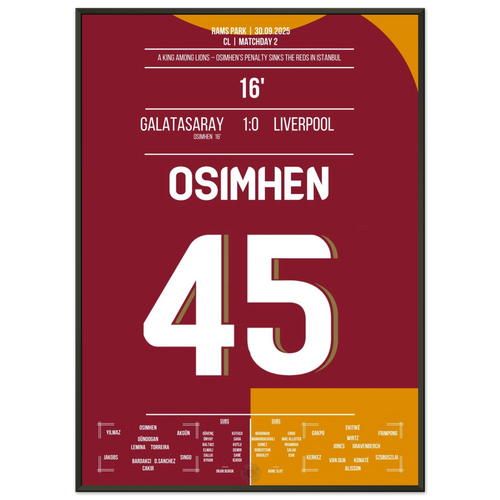 Osimhen becomes a lion – Galatasaray wrestles Liverpool!