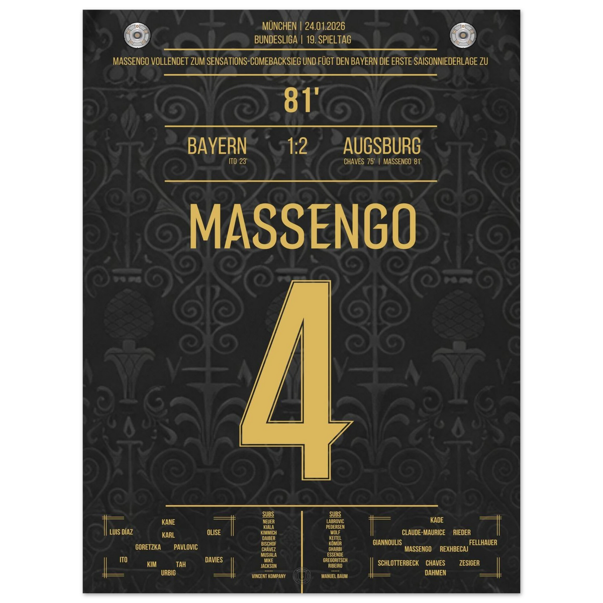 Massengo shocks Bayern in a sensational away win