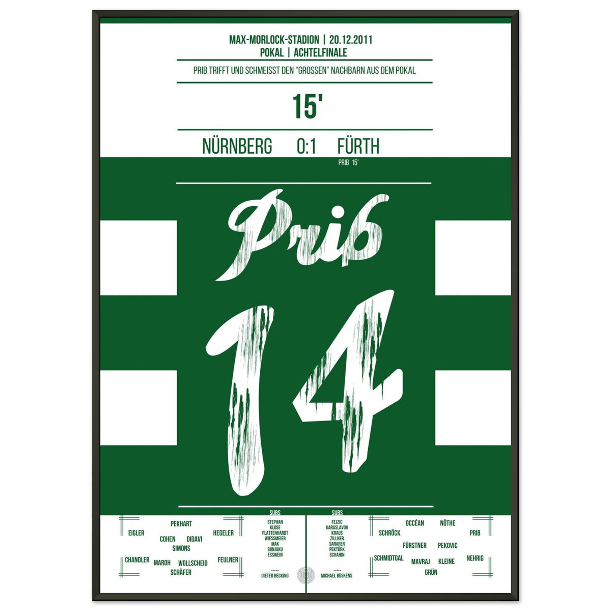 Prib, héroe de la copa con gol decisivo en el derbi de Franconia 2011
