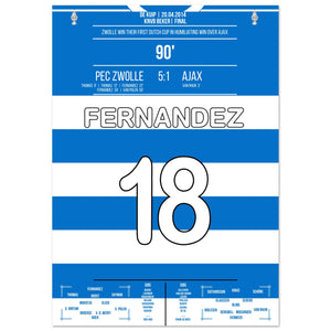 Zwolle's erster Pokalgewinn in 2014 