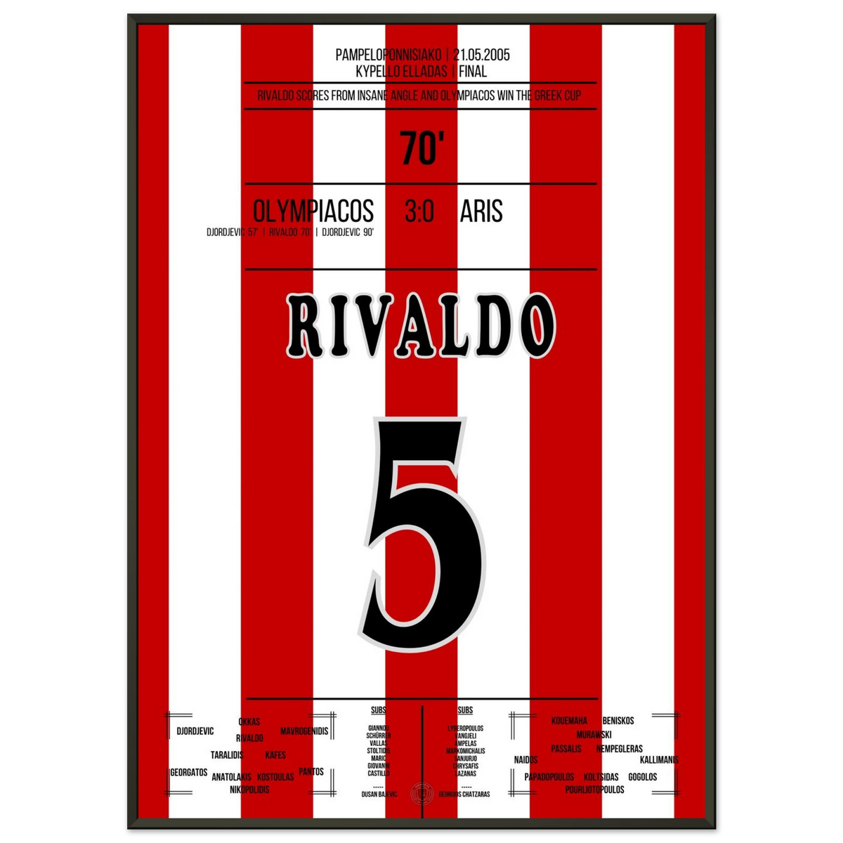 Rivaldo's dream goal in the 2005 cup final