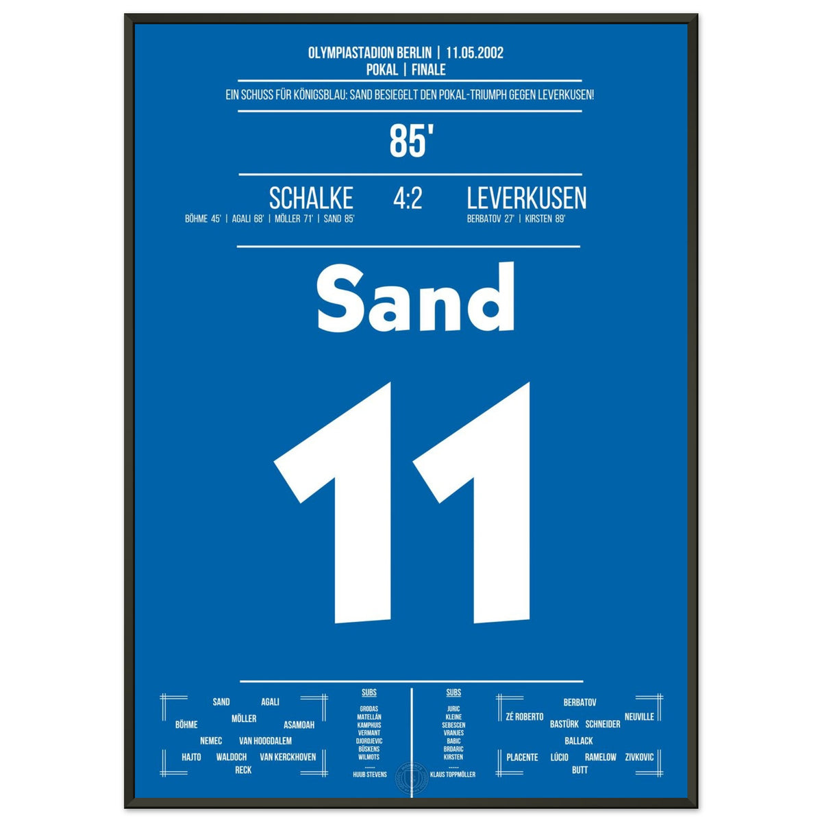 Ebbe Sand per il quarto! Seconda vittoria in Coppa consecutiva nel 2002
