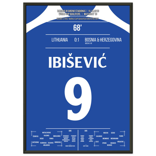 Ibisevic segna per la prima partecipazione della Bosnia ai Mondiali nella storia.