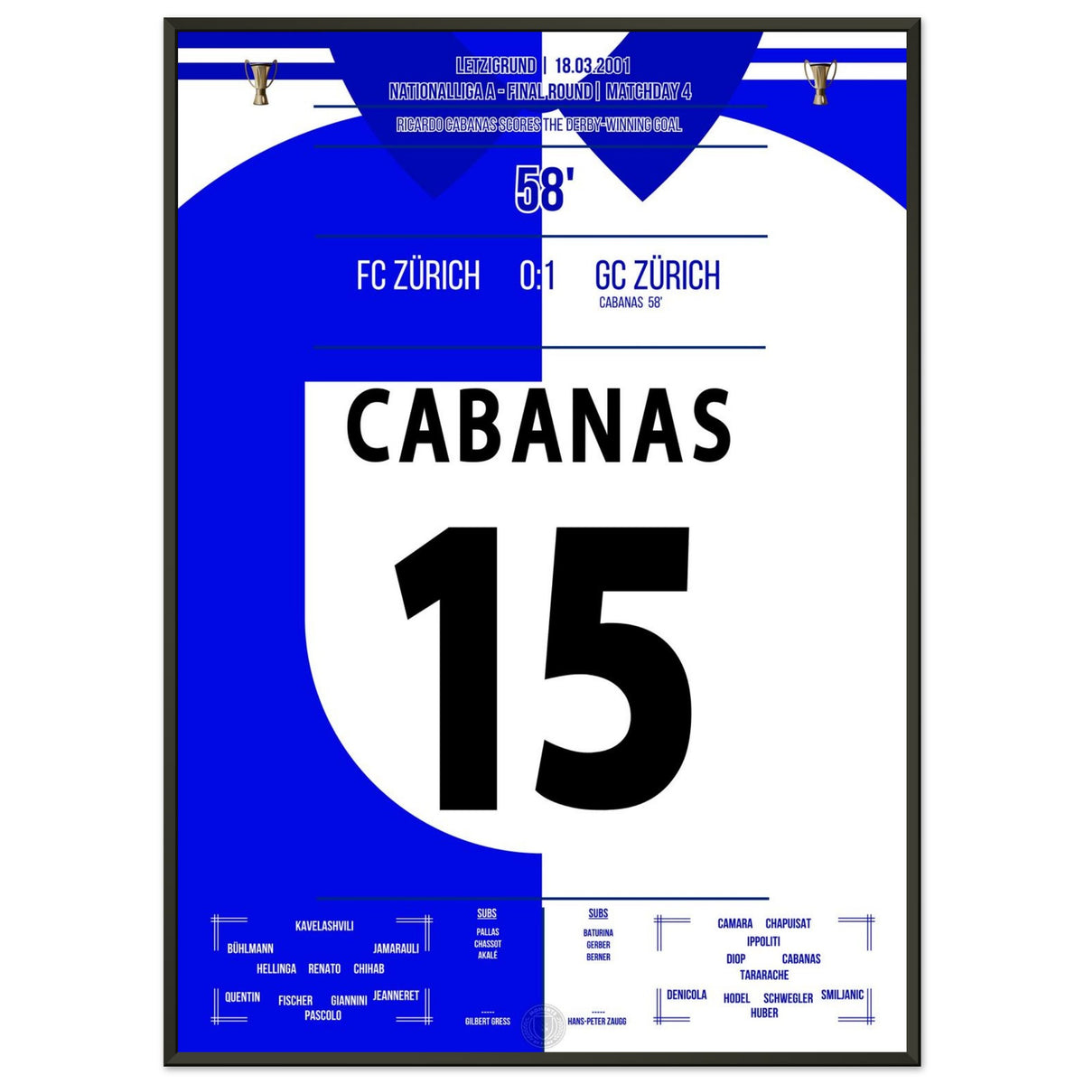 Cabanas lleva al GCZ a la victoria en el derbi.
