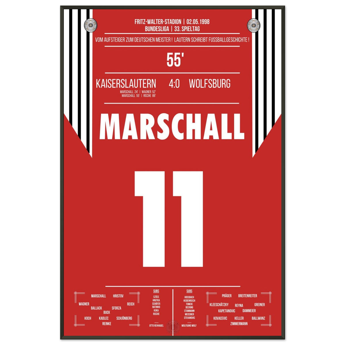 De ascenso a campeón de Alemania - La sensacional victoria del campeonato de Lautern
