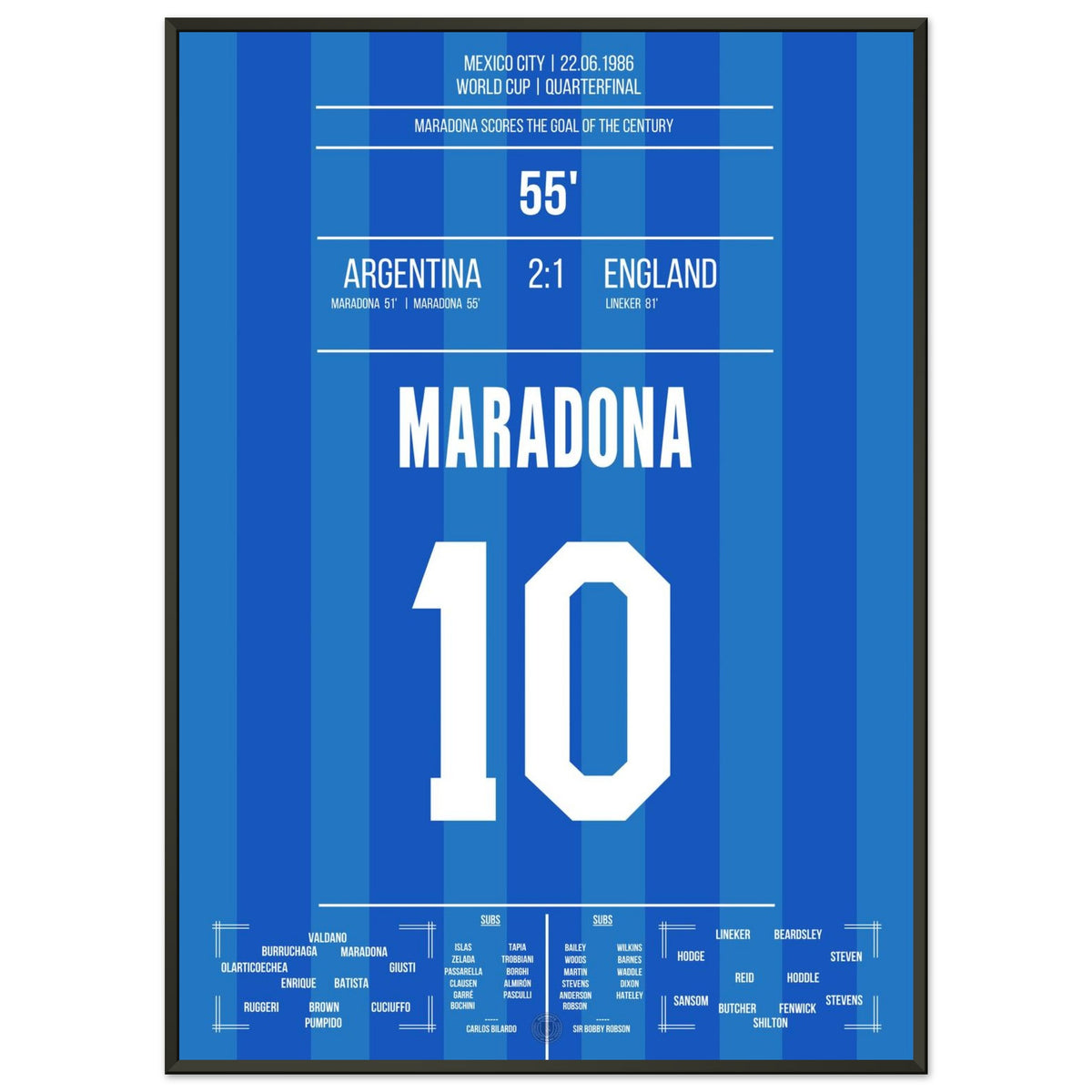 Maradona's century goal against England 1986