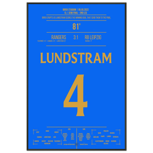 El gol de la victoria de Lundstram para llegar a la final