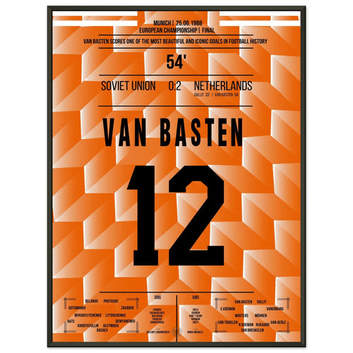 El famoso gol de Van Basten en la final de la Eurocopa 1988