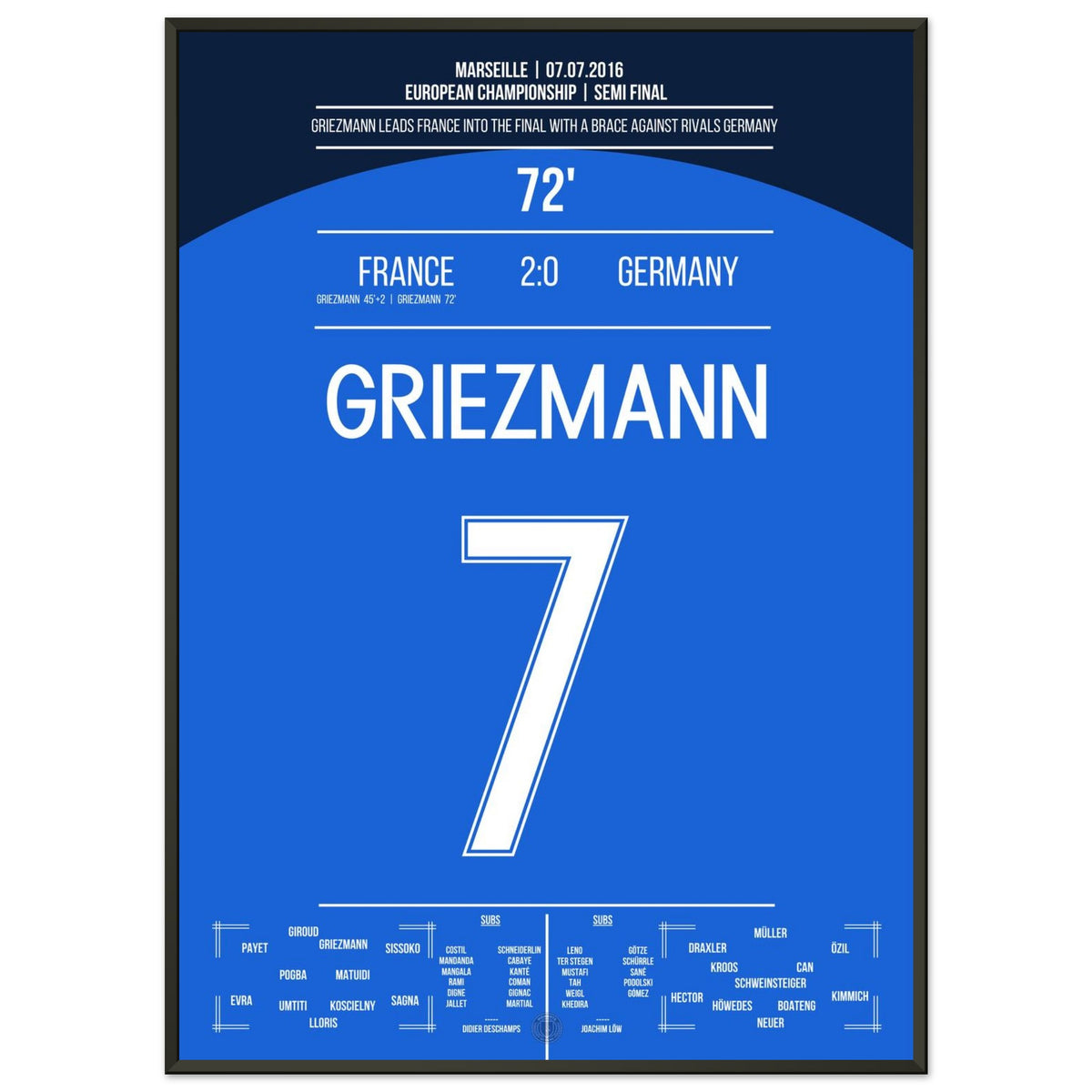 Griezmann lleva a Francia a la final de la Eurocopa