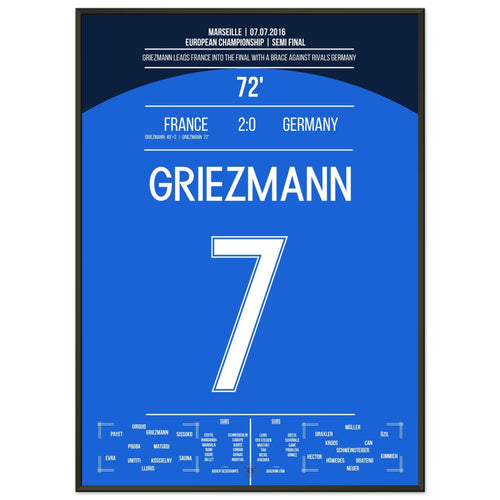 Griezmann lleva a Francia a la final de la Eurocopa