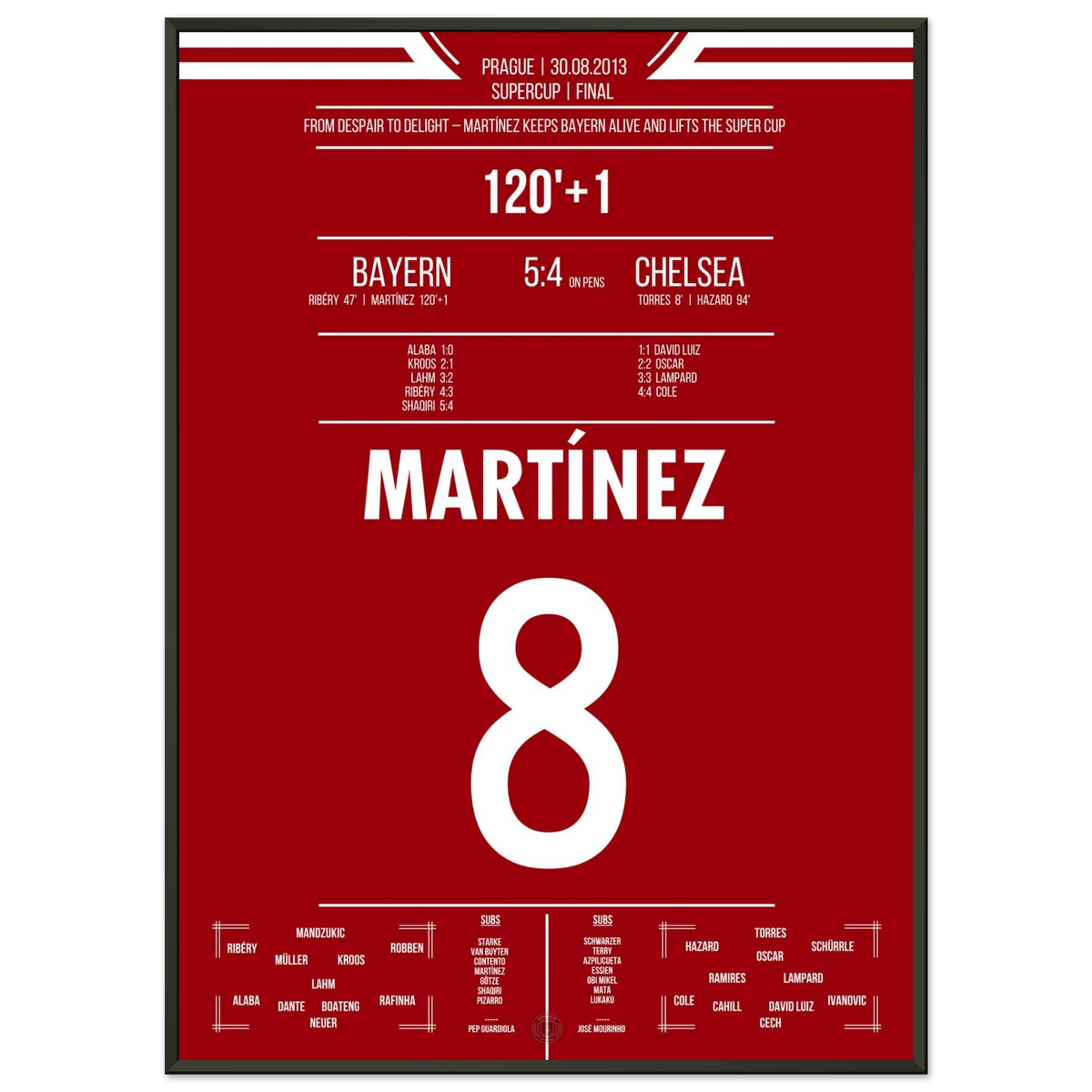 Martínez keeps Bayern's revenge alive - and the cup goes to Munich!